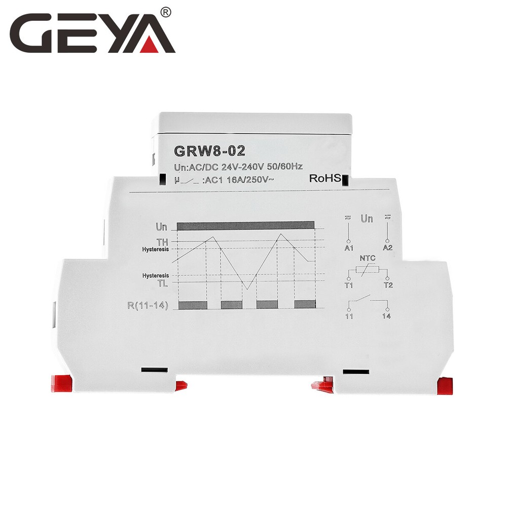 GEYA Temperature Control Relay Thermostat Control relay Temp Sensor with Sensor