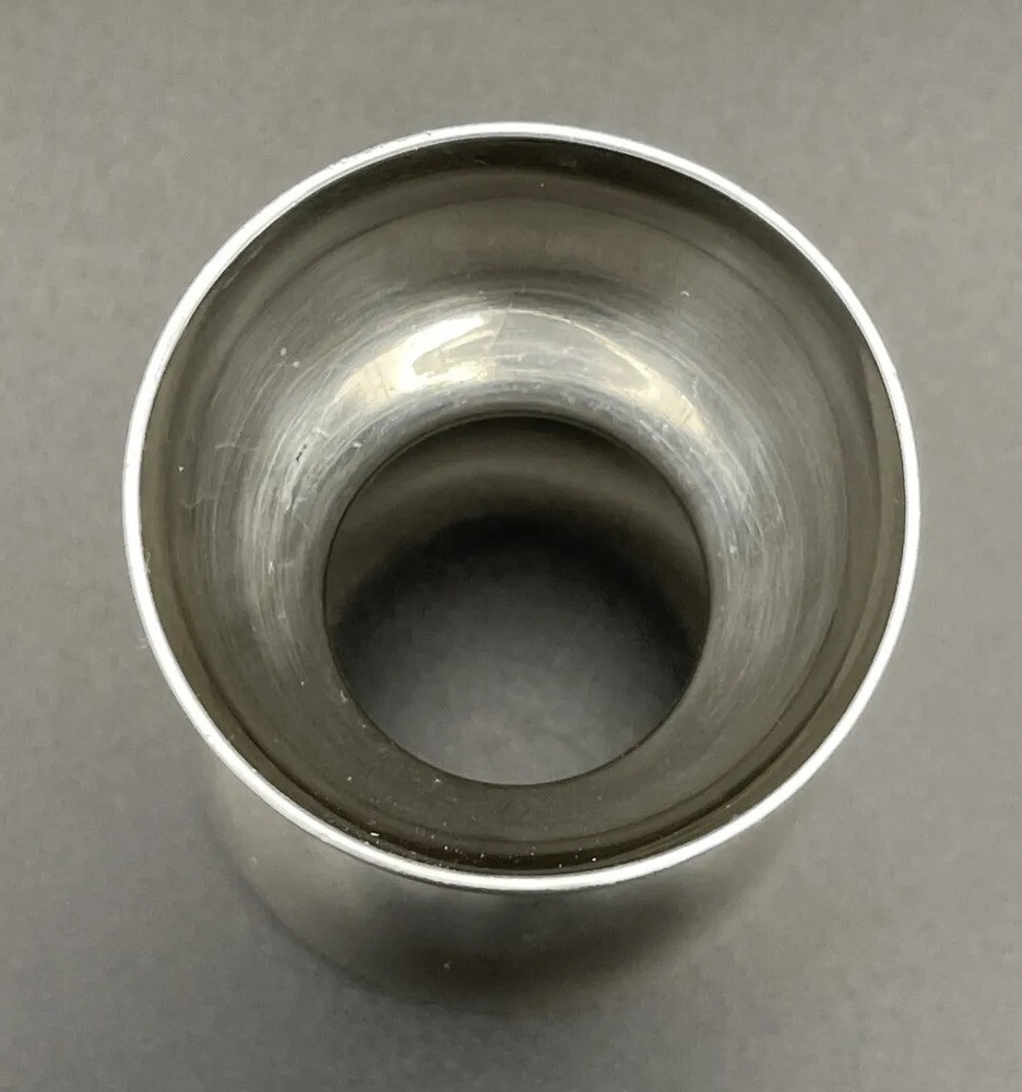 Reed & Barton Sterling Silver Egg Cup Mid Century Modern No Monogram