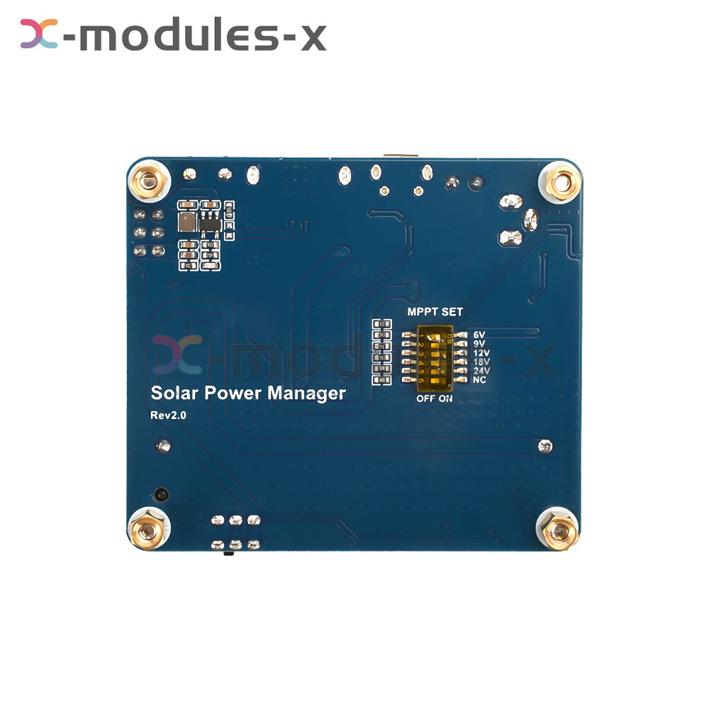 Power Manager Module for 6V~24V Solar Panel Support MPPT USB Battery Charging