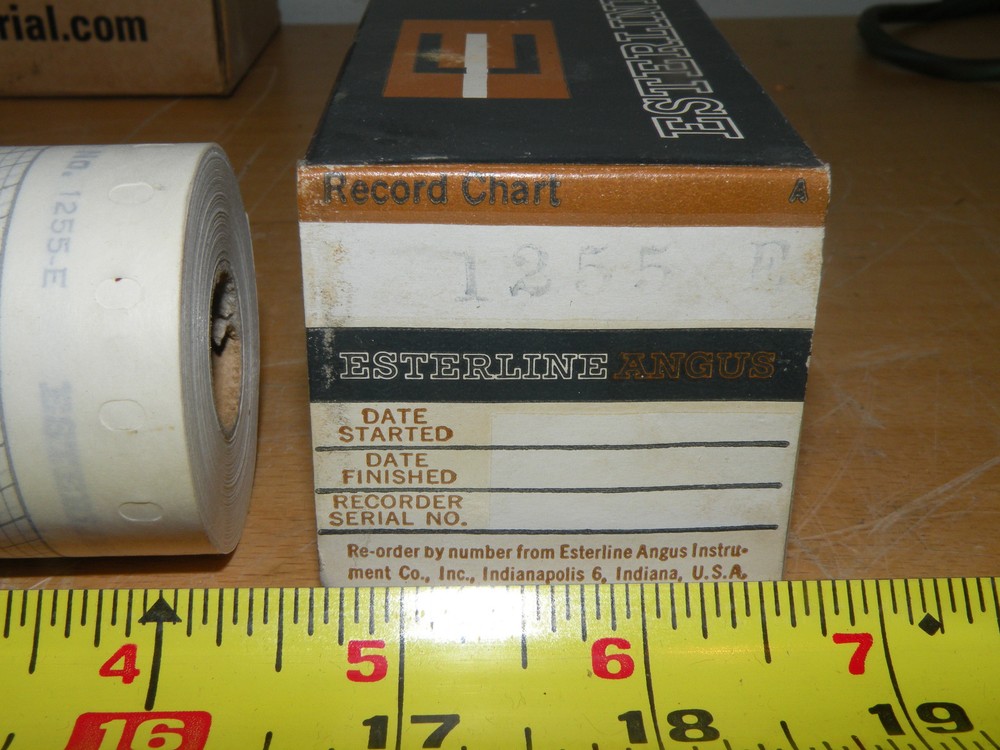 Angus Esterline Recorder Chart Paper Roll 1255E