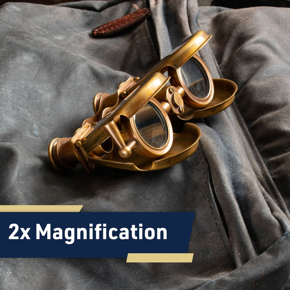 Compact Binoculars for Adults 2X Magnification Folding Mini Binoculars