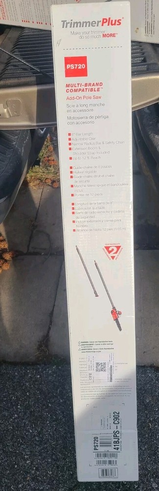 TrimmerPlus PS720 Add-On Pole Saw Attachment (Tool Only) NEW