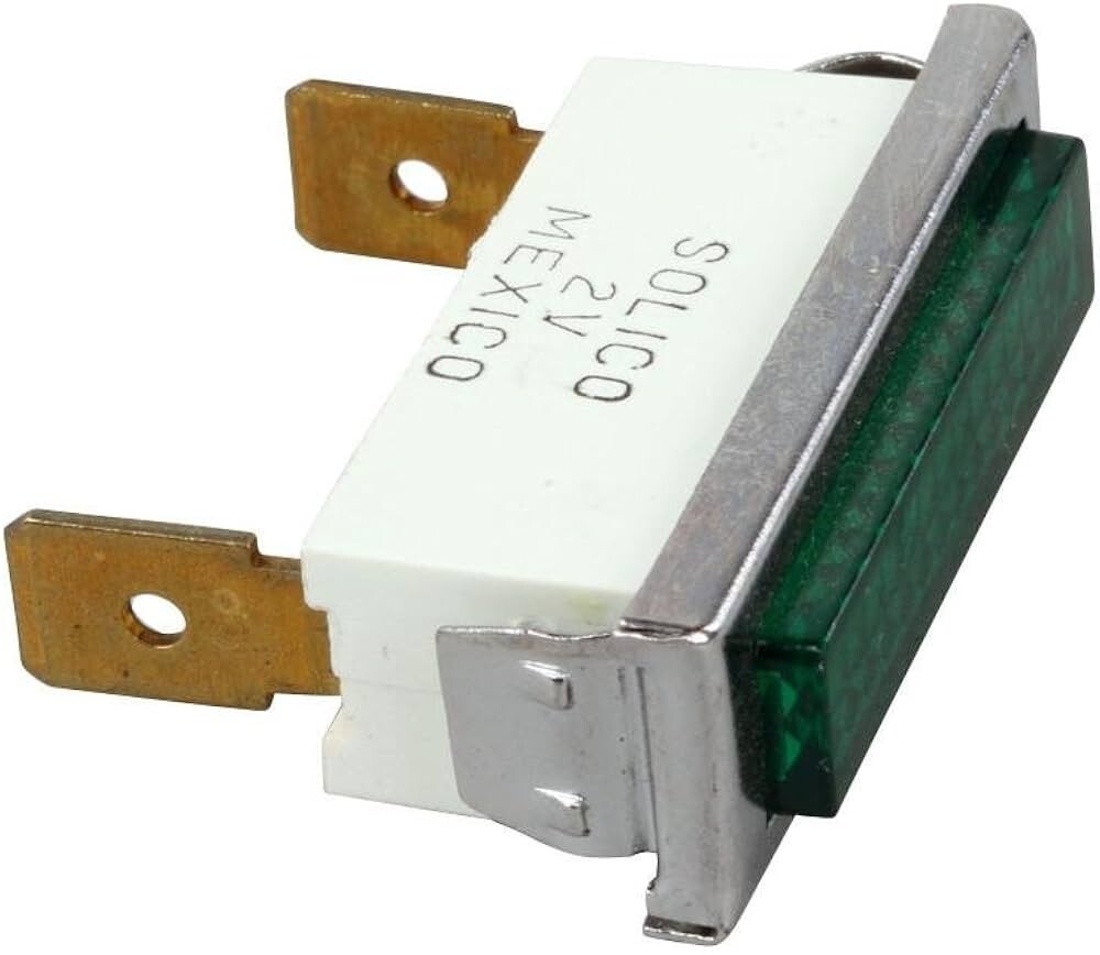 Frymaster 8071275 Green Rectangle Filter Pan Indicator Light 168-1289