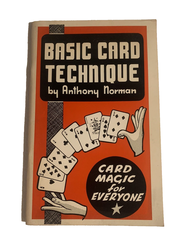 Basic Card Technique by Anthony Norman 1968 Louis Tannen, Magic Tricks