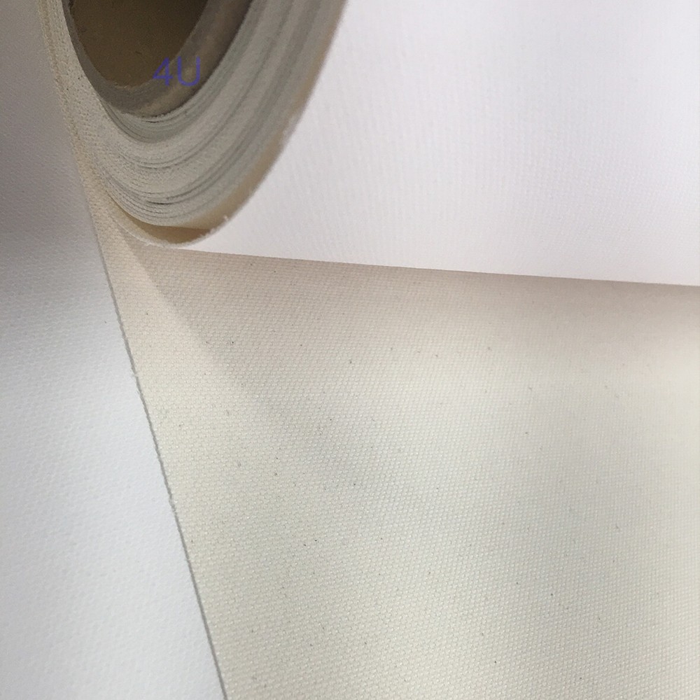 54"x100ft / roll，Polyester Cotton Inkjet Printing Matte Canvas for LATEX Printer