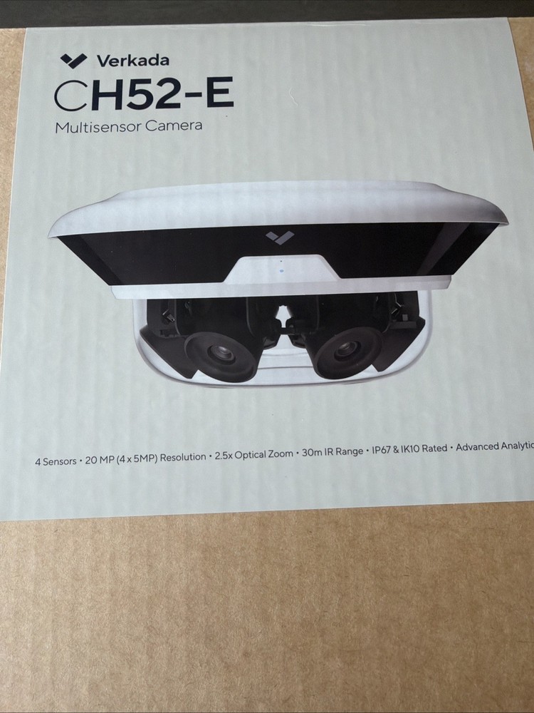 Verkada CH52-E CH52-1TBE-HW Multi Sensor Camera 20 MP Resolution Camera Open Box