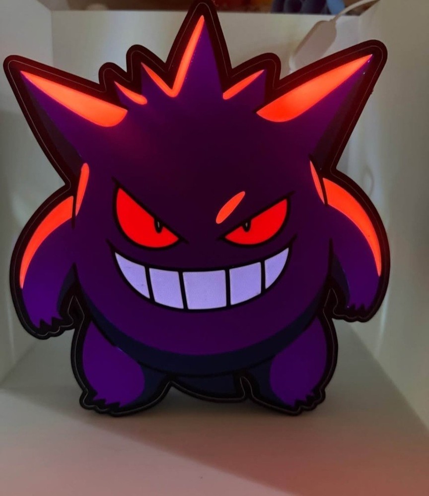 Gengar LED LIGHT BOX 3D