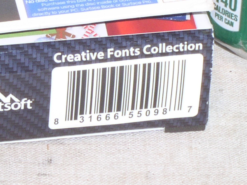 SEALED Summitsoft Creative Fonts Collection PC Windows/Mac Download AND DISC!