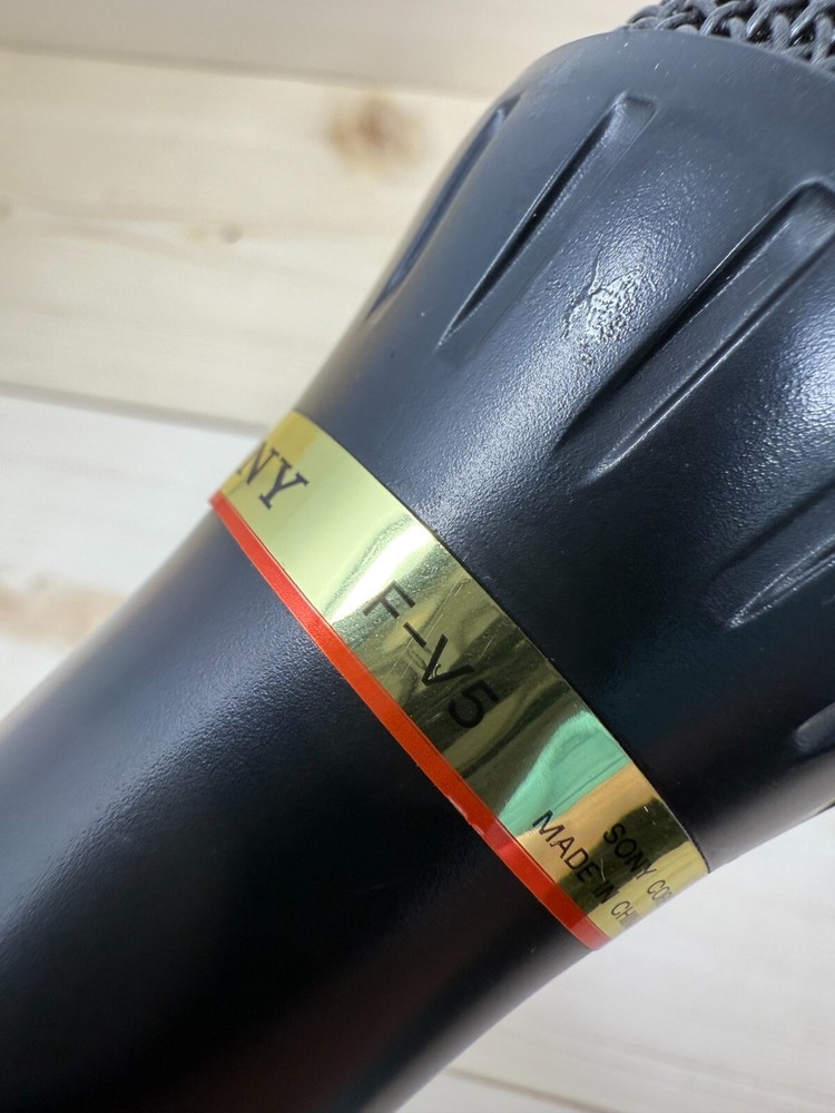 Sony F-V5 OMUNI-Directional IMP3000 Dynamic Microphone Tested