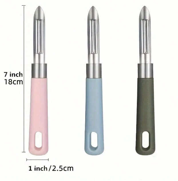 1PC Fruit & Potato Peeler – Sharp Blade, Non-Slip Handle, Durable - NEW