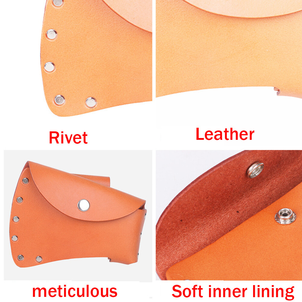 1PC Axe Blade Cover Sheath Head Hatchet Protector Double Snap Protetive Case