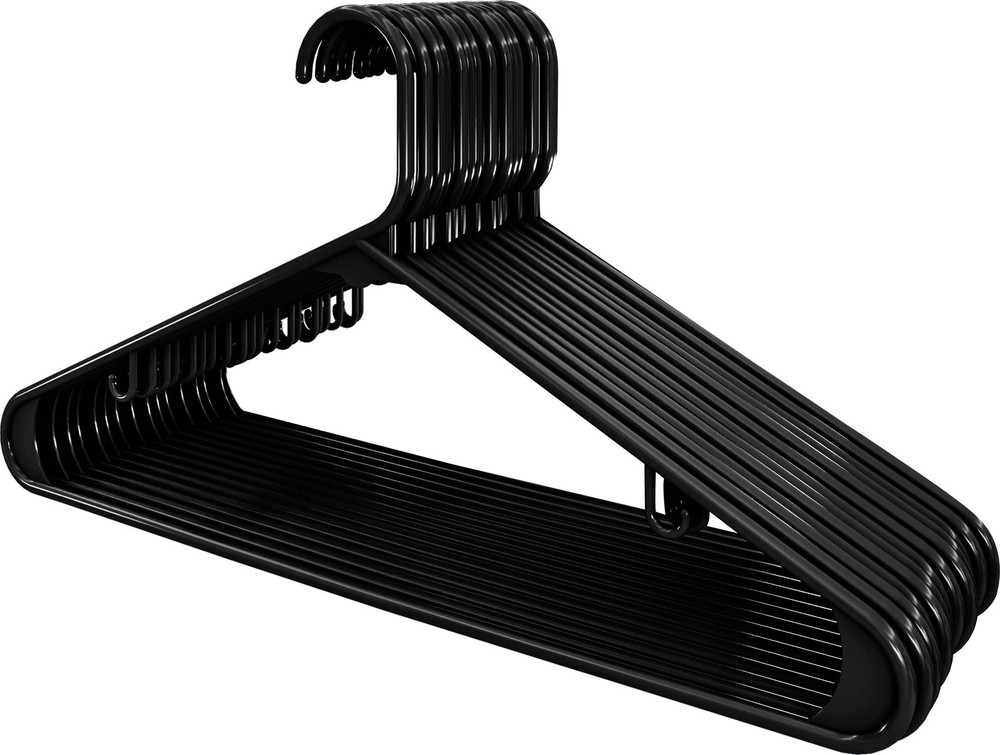 Plastic Hangers 20 Pack - Space Saving Clothes Hanger - Durable & Strong Clos...