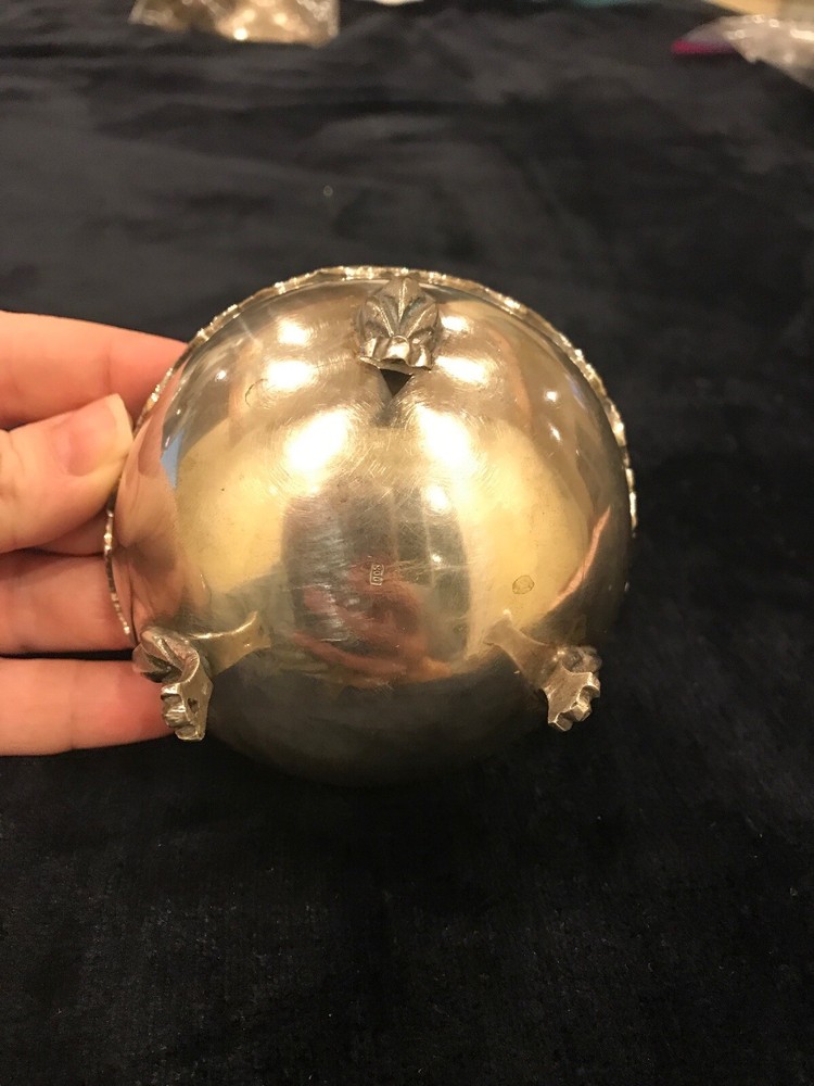 Antique 800 Silver Footed Dish