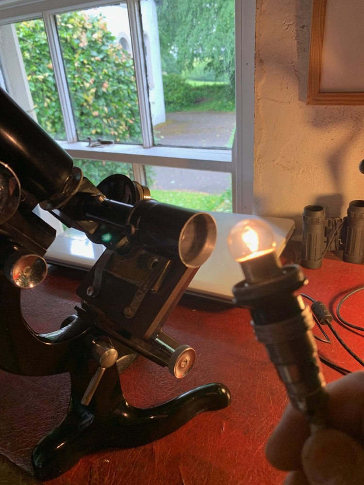 Vintage Watson Service - Reflected Light Metallurgical Microscope - c1950, Cased