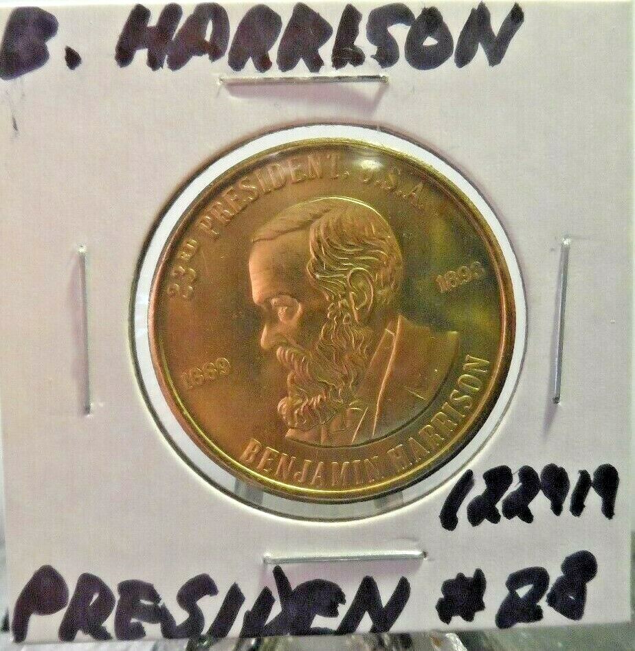 PREOWNED B. HARRISON PRES.(#28) MEDALLION(122919).....