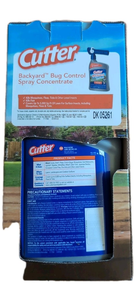 3 Pack Cutter Backyard Bug Control - 2 Outdoor Fogger 1 Bug Control Concentrate