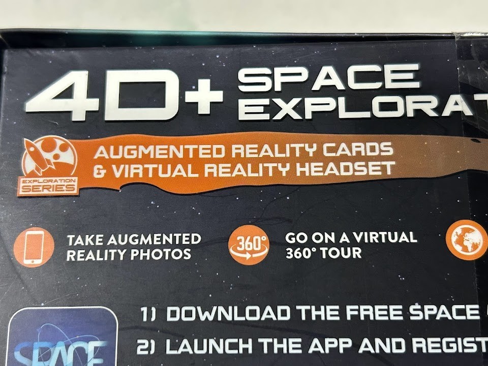 STEM 4D+ Space Exploration Augmented Reality Cards & Virtual Reality Headset