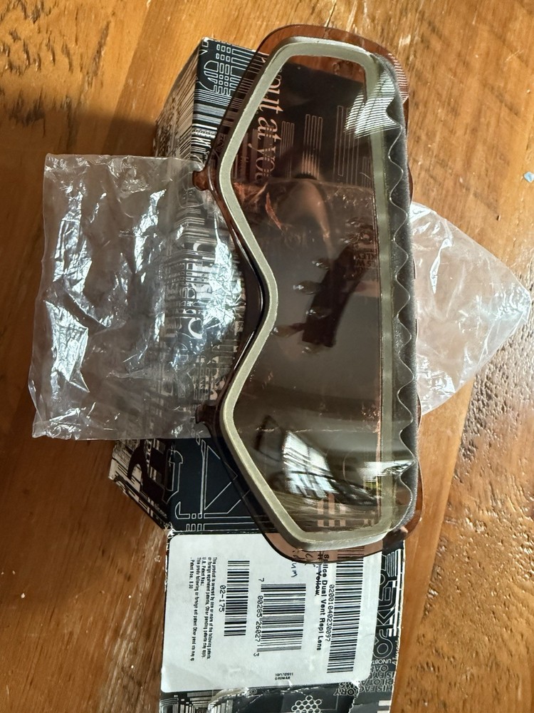 Oakley Splice Black Iridium Goggle replacement lens