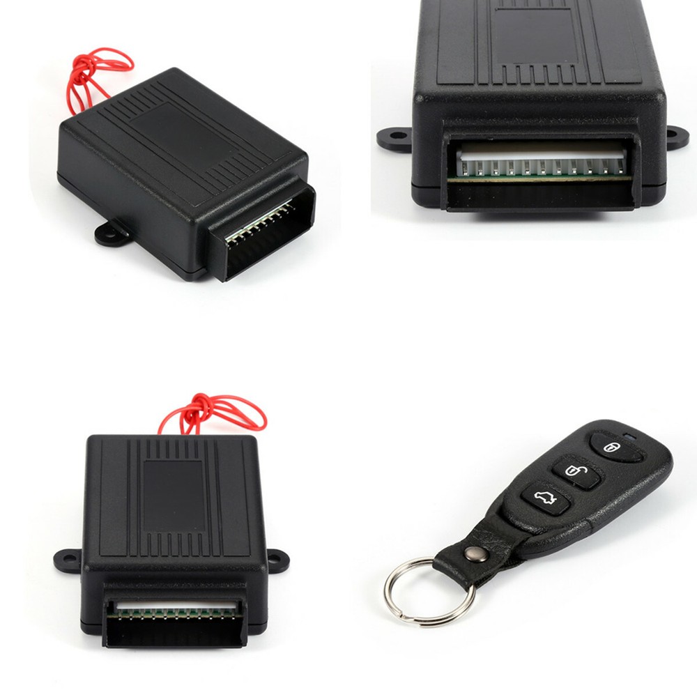 Car Accessory Remote Central Locking Kit Keyless Entry System +2 Remotes Fobs