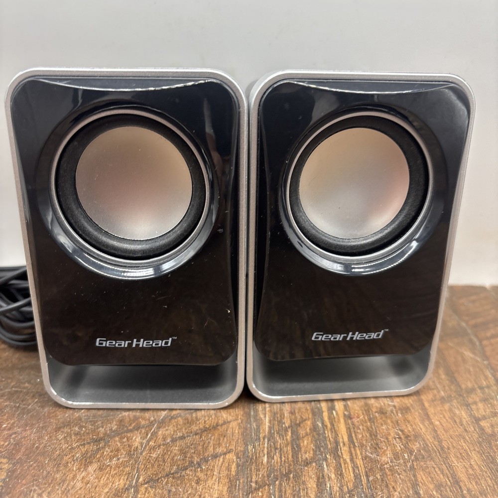 Gear Head mini PC Computer speakers SP1500USB - Fully Tested Work Great