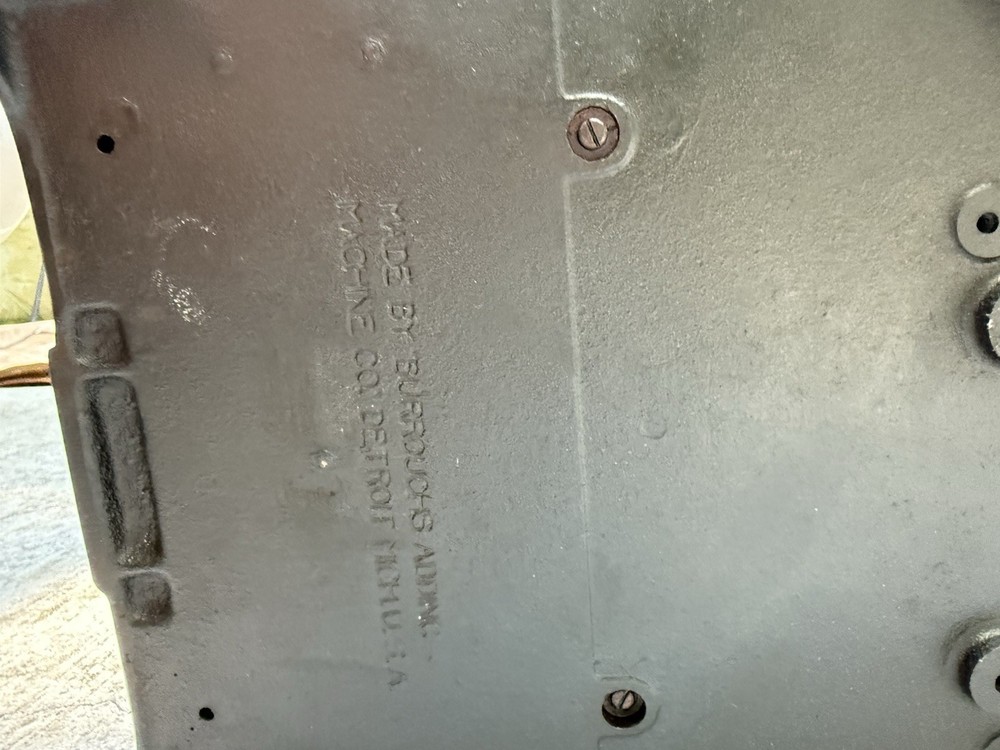 Vintage Burroughs Adding Machine