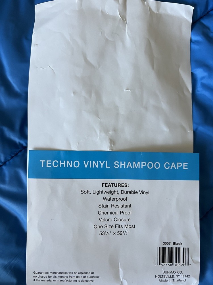 Scalpmaster Techno Vinyl Shampo Cape