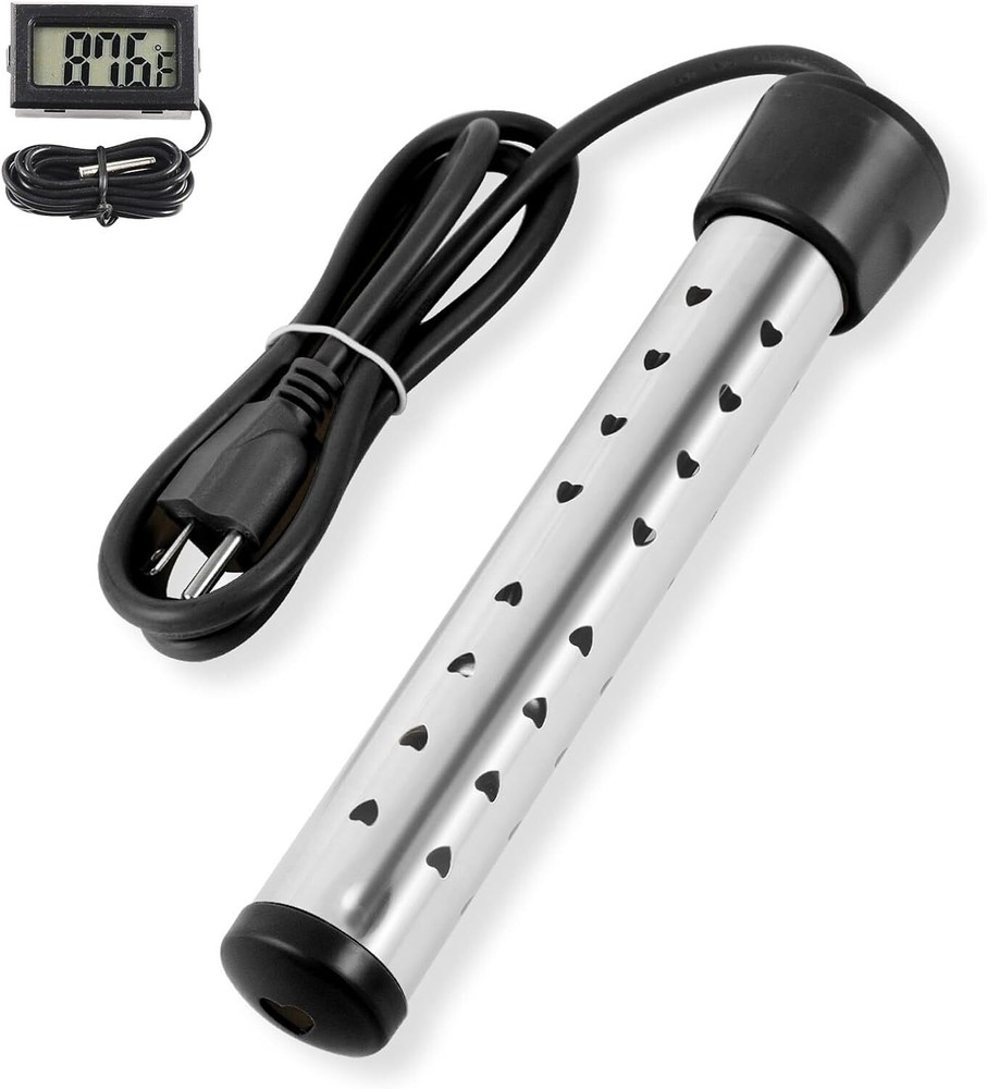 Electric Water Heater Dorm Travel Home Camping Heat Immersion 1500W Submersible