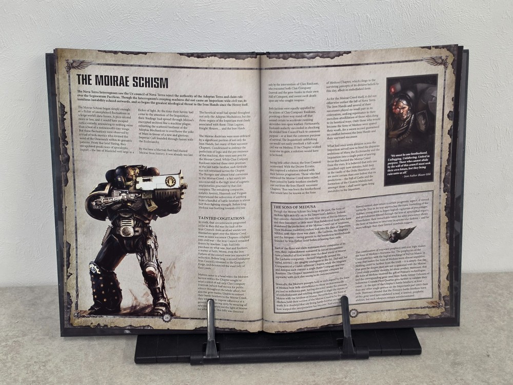 Warhammer 40k Space Marines Codex Supplement Iron Hands 8th Edition 2019