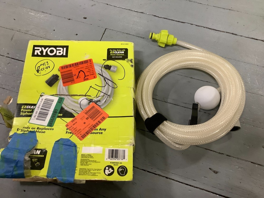 Ryobi RY3112EH EZclean Power Cleaner Nozzle Kit MISSING FILTER