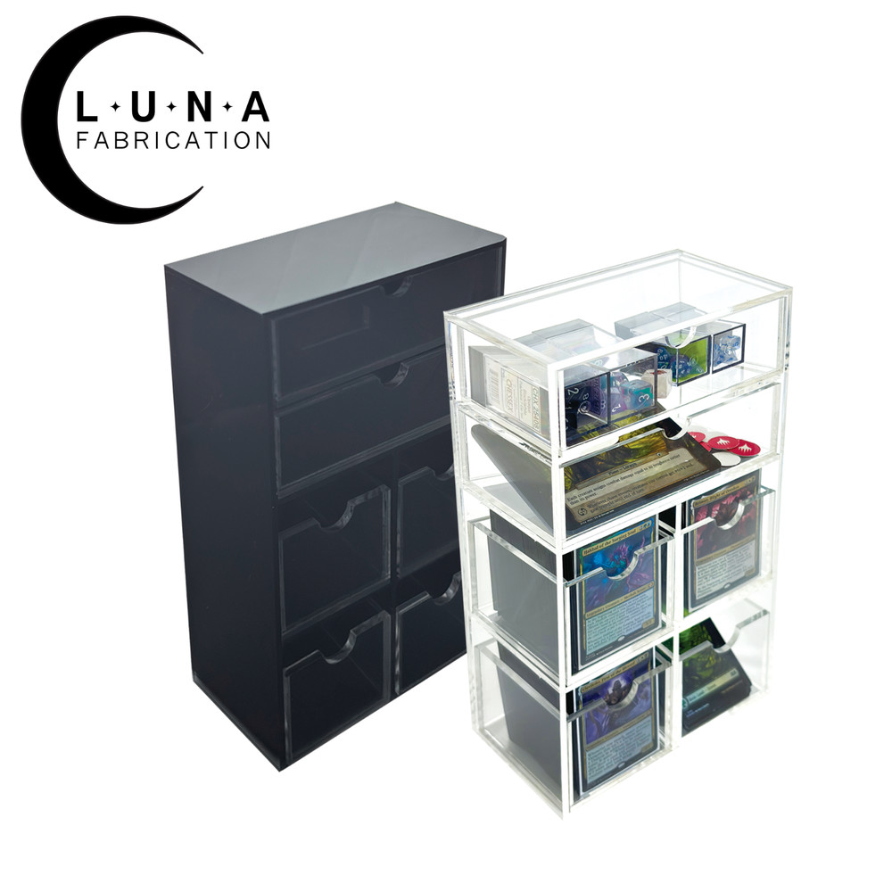 Deck Drawer/Holder for Magic the Gathering Commander decks