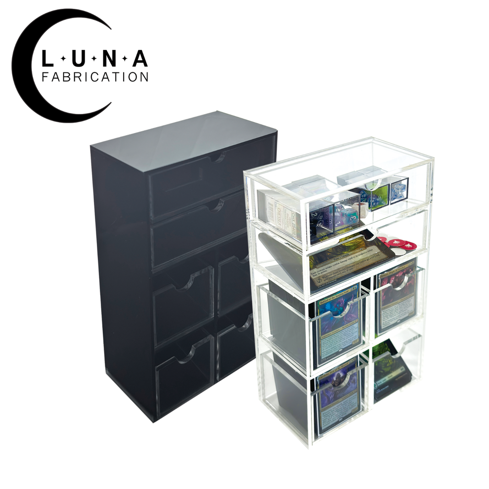 Deck Drawer/Holder for Magic the Gathering Commander decks