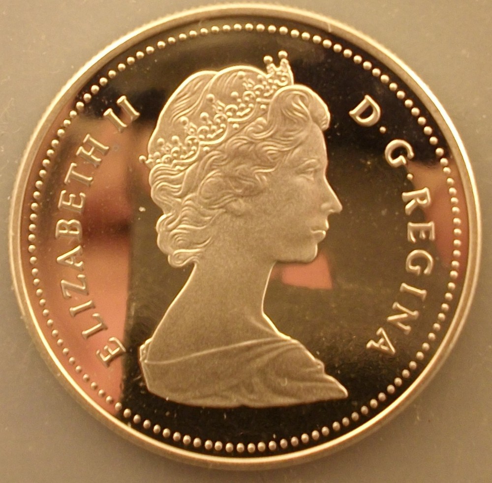 1988 CANADA .500 SILVER DOLLAR PERFECT PROOF DCAM