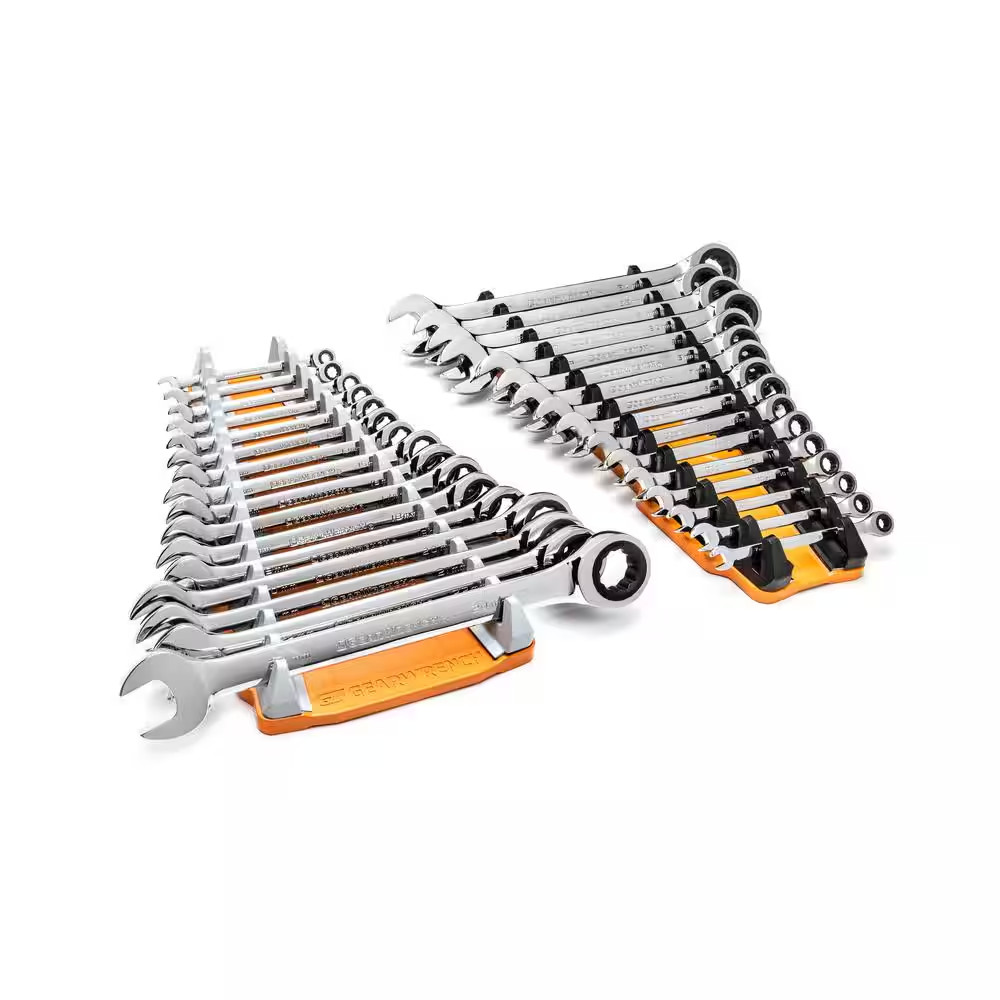 16-Tool Reversible Wrench Rack (2-Pack)