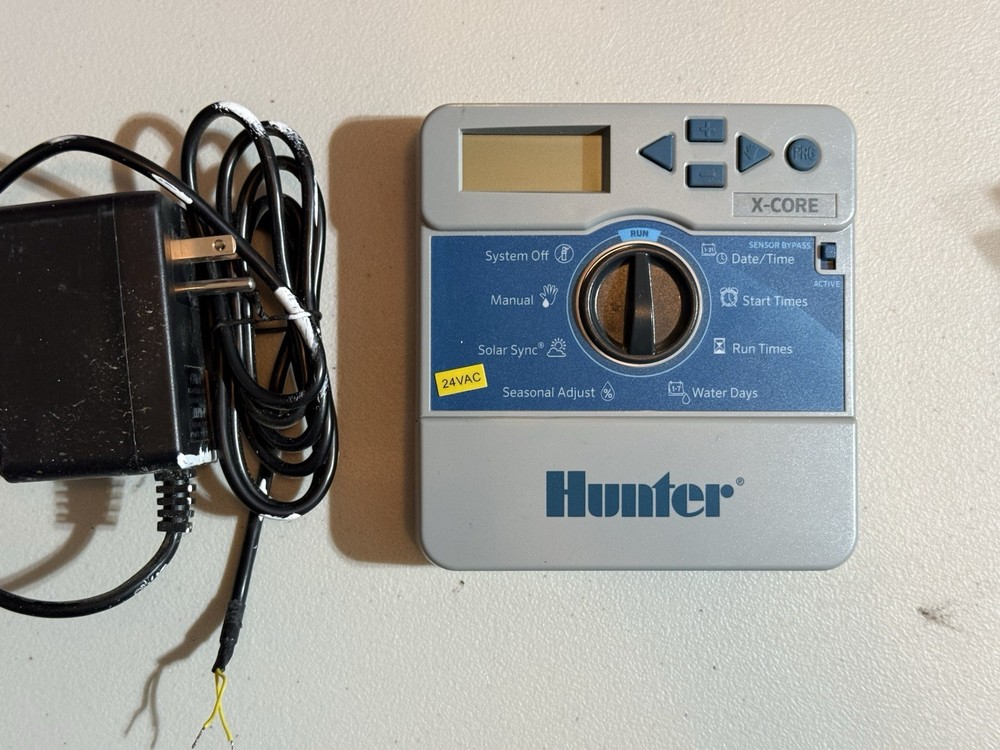 Hunter X-Core XC600i Sprinkler Irrigation Timer Controller With Power Cord