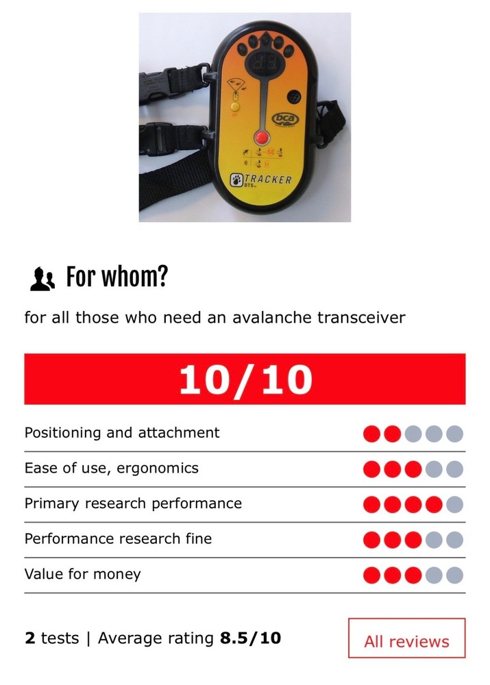 BCA Tracker DTS Avalanche Transponder/Tracker