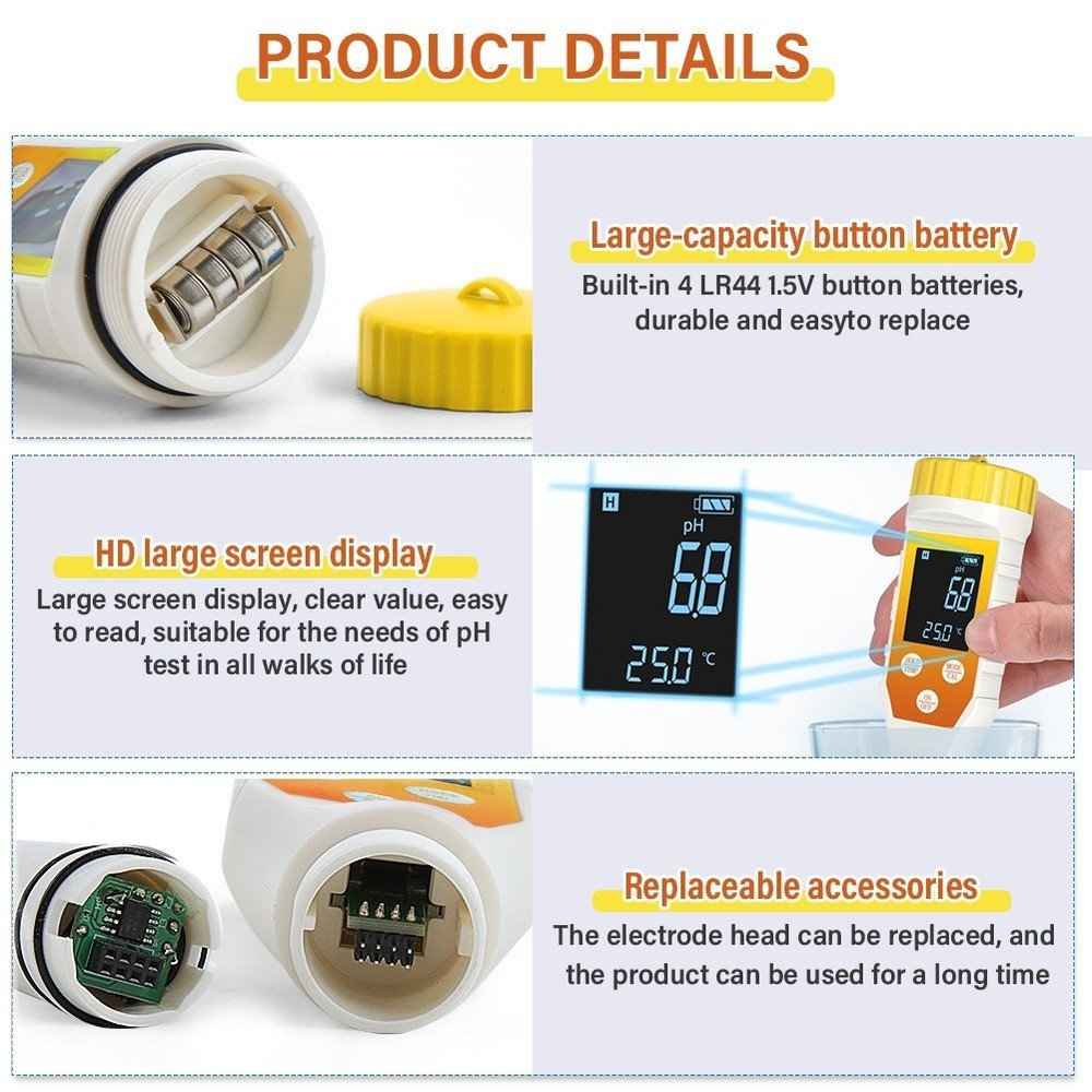 Hydrogen Water Tester Liquid Tester For Home Use Comprehensive Testing Device