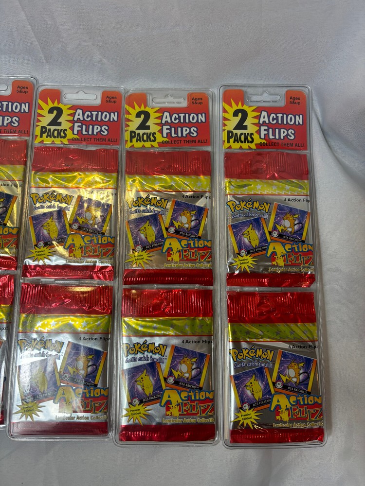POKEMON ACTION FLIPZ 7 Rack Displays