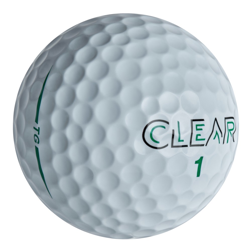 Clear Tour Green Golf Balls - White - 3 Dozen Bundle