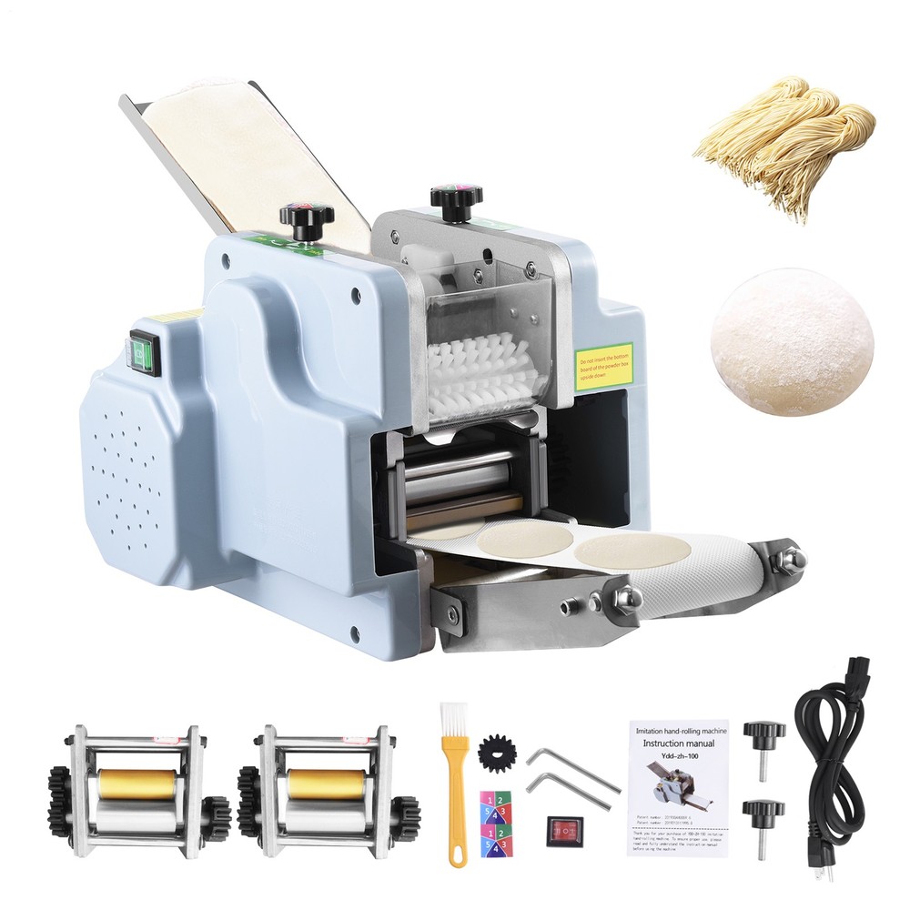 110V Automatic Dumpling Skin Machine Dumpling Wrapper Maker 50-60 Pieces/Min