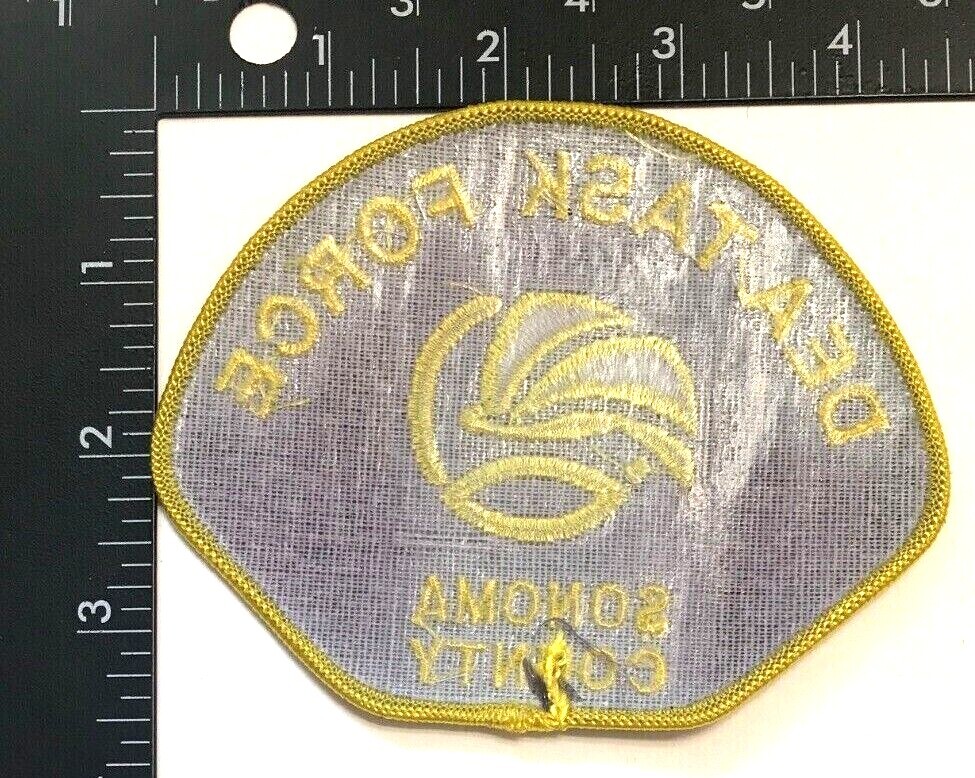 DEA TASK FORCE SONOMA COUNTY, CALIFORNIA PATCH (PD 5)