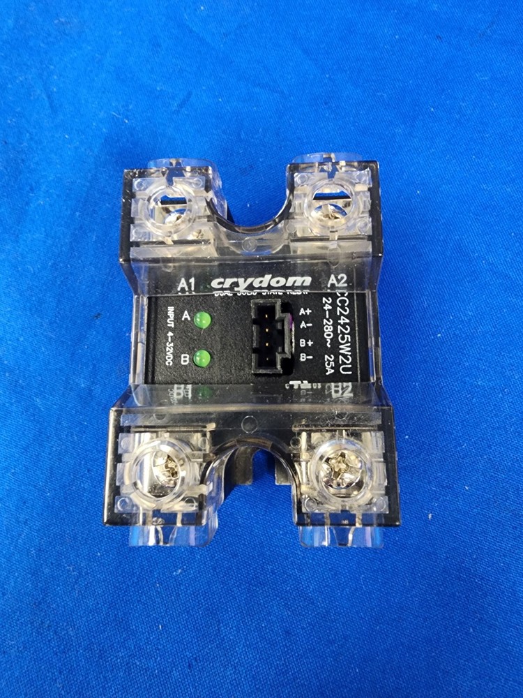 NEW OEM Hatco R02.01.458.00 Dual Solid State Relay 24-280V 25A, 4-32VDC(Input)