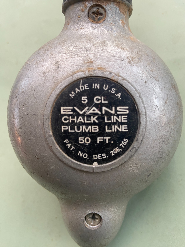 EVAN'S CHALK LINE PLUMB LINE 50FT