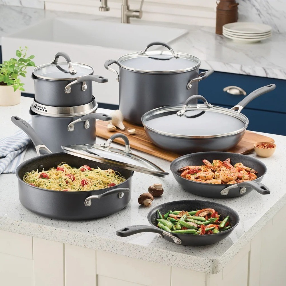 Circulon A1 Series w/ Scratch Defense Non-Stick Cookware Set, 12pc, Graphite