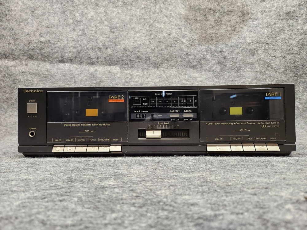 Technics RS-B24W Stereo Double Cassette Deck Player/Recorder *Tested*