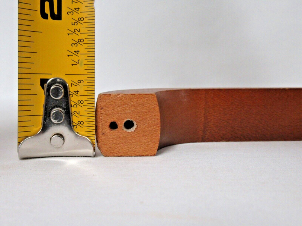 SET 6 MAPLE WOOD DESK OR DRAWER PULLS 3 3/4" CENTERS