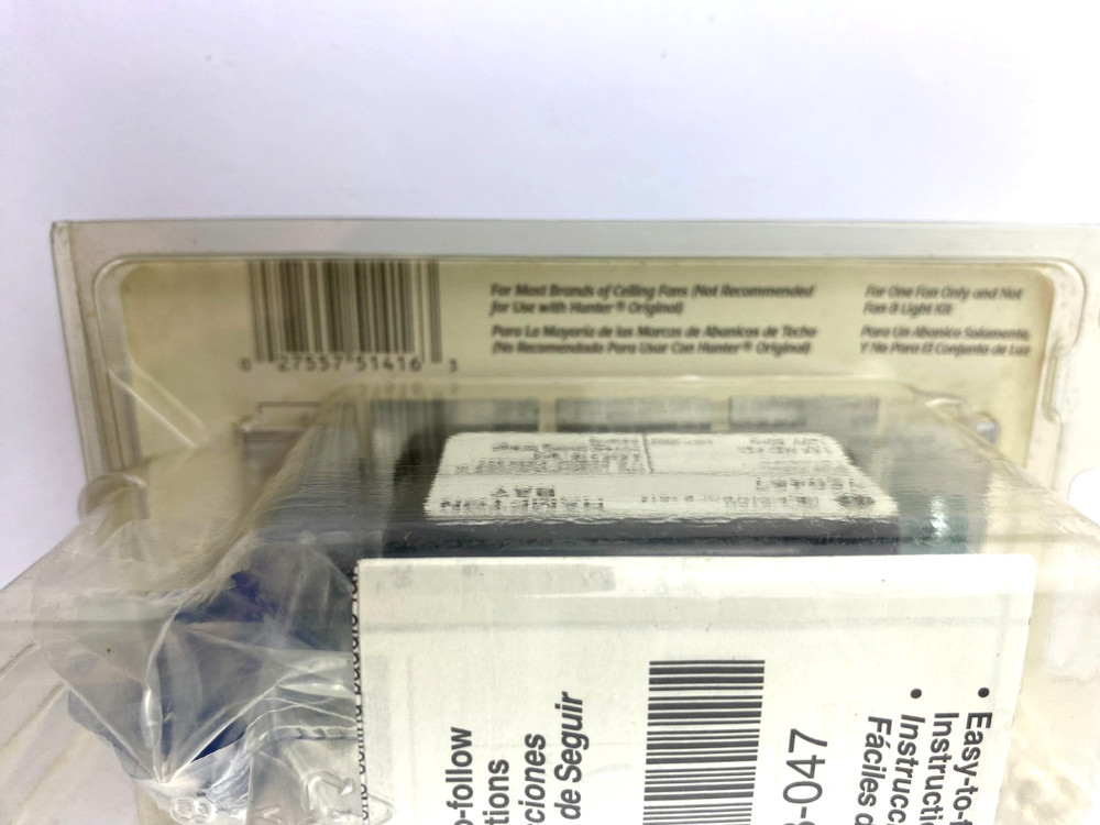 Hampton Bay Slide Action White Fan Control 750457 - 3 speed