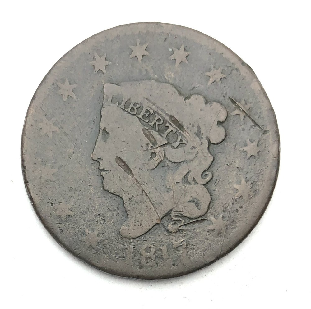 1817  Coronet Head Large Cent