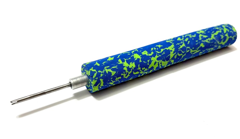 Custom Shark Tag Stick - Blue/Green