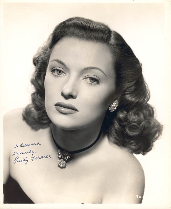 RUSTY FARRELL - AUTOGRAPHED INSCRIBED PHOTOGRAPH