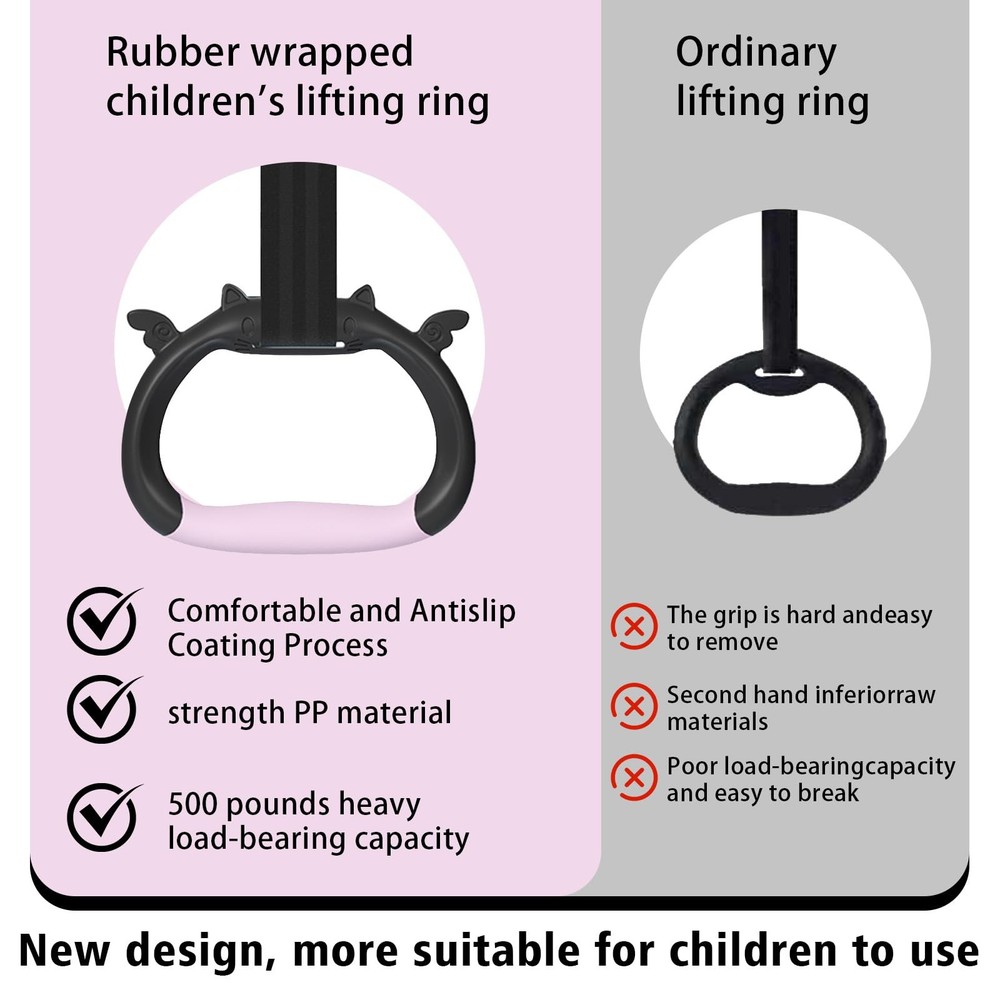 Gymnastics Rings, Home Gym Equipment, Adjustable Strap Strength Training Ring...